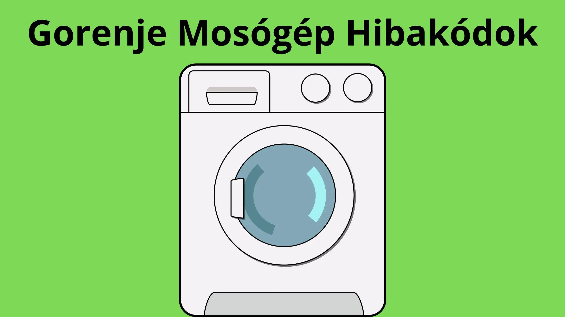Gorenje Mosogatógép Jelzések